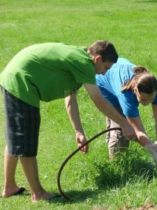 Wir bauen ein Insektenhotel - Ferienprogramm 2011