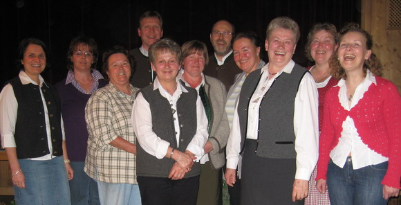 Der neue,alte Vorstand des GBV Holzolling